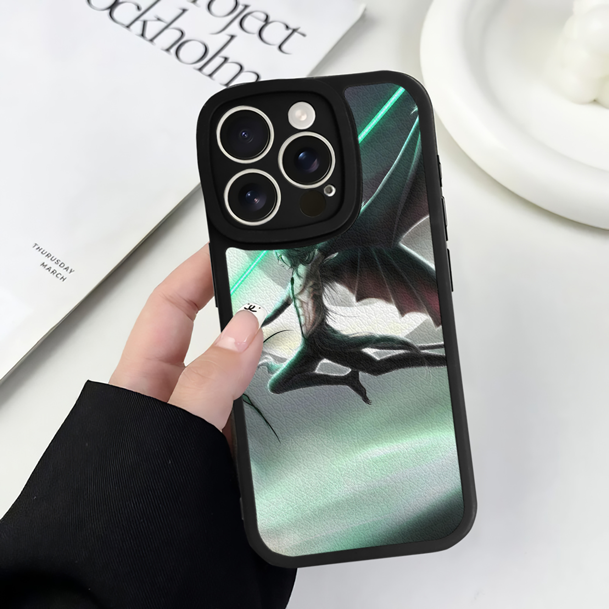 （画像用） ブリーチ BLEACH 【iPhone 16シリーズ対応】シリコンスマホケース（レザー調） 材質：シリコン